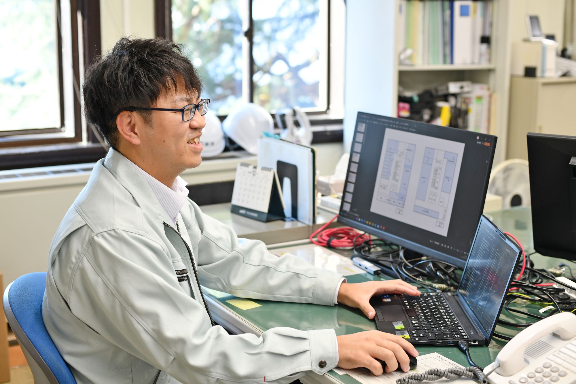 研修制度や技術力向上のための支援制度について イメージ