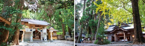 荒立神社と高千穂神社