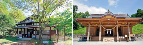 木城えほんの郷と都農神社