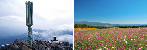 天の逆鉾と生駒高原