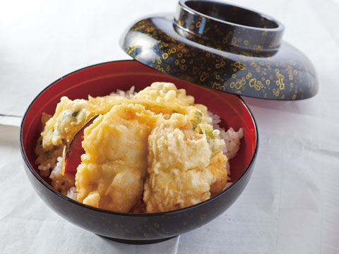 金ハモ天丼