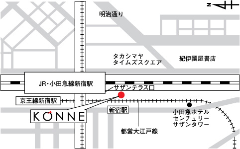新宿みやざき館地図