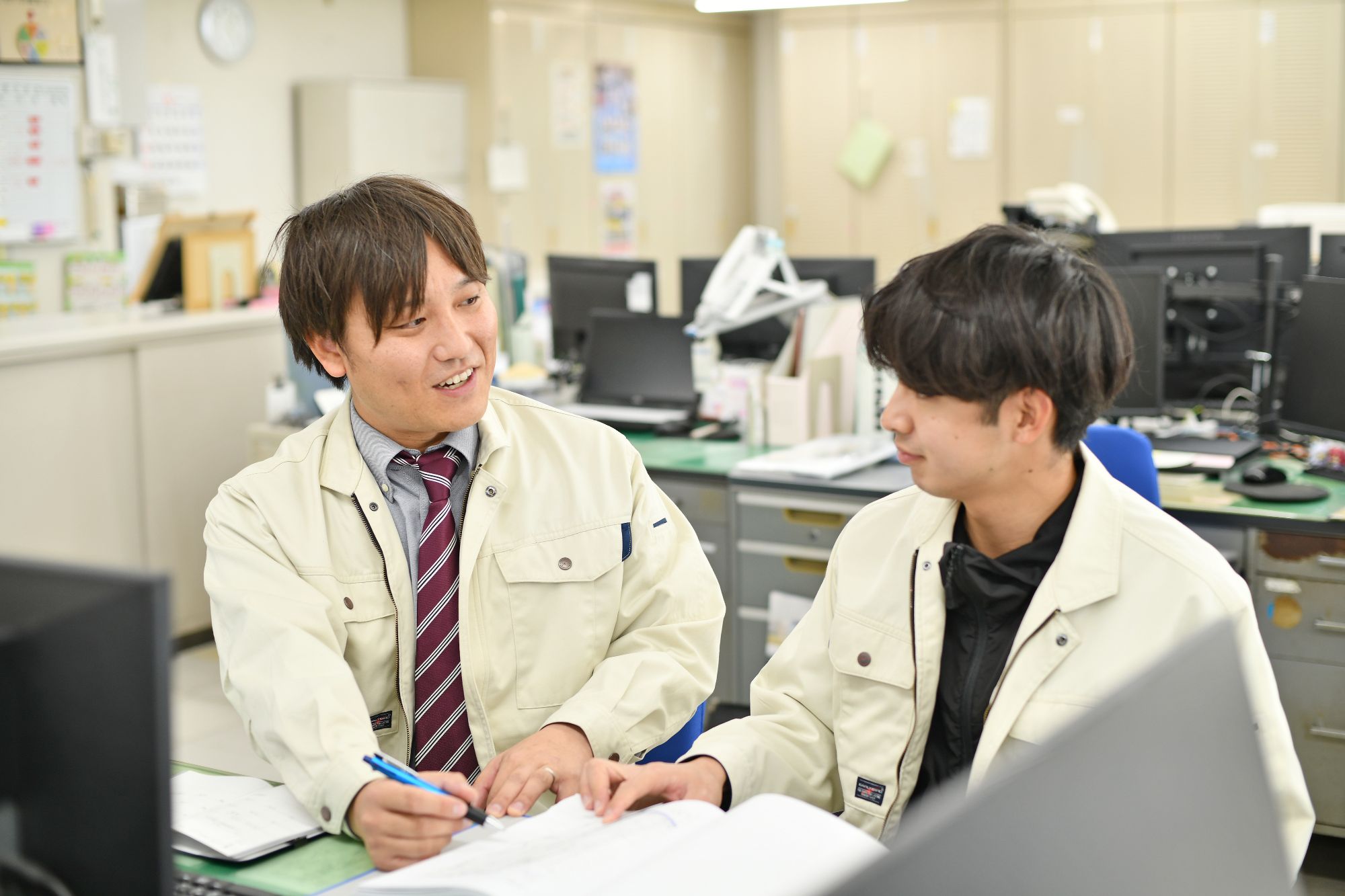 研修制度や技術力向上のための支援制度について イメージ