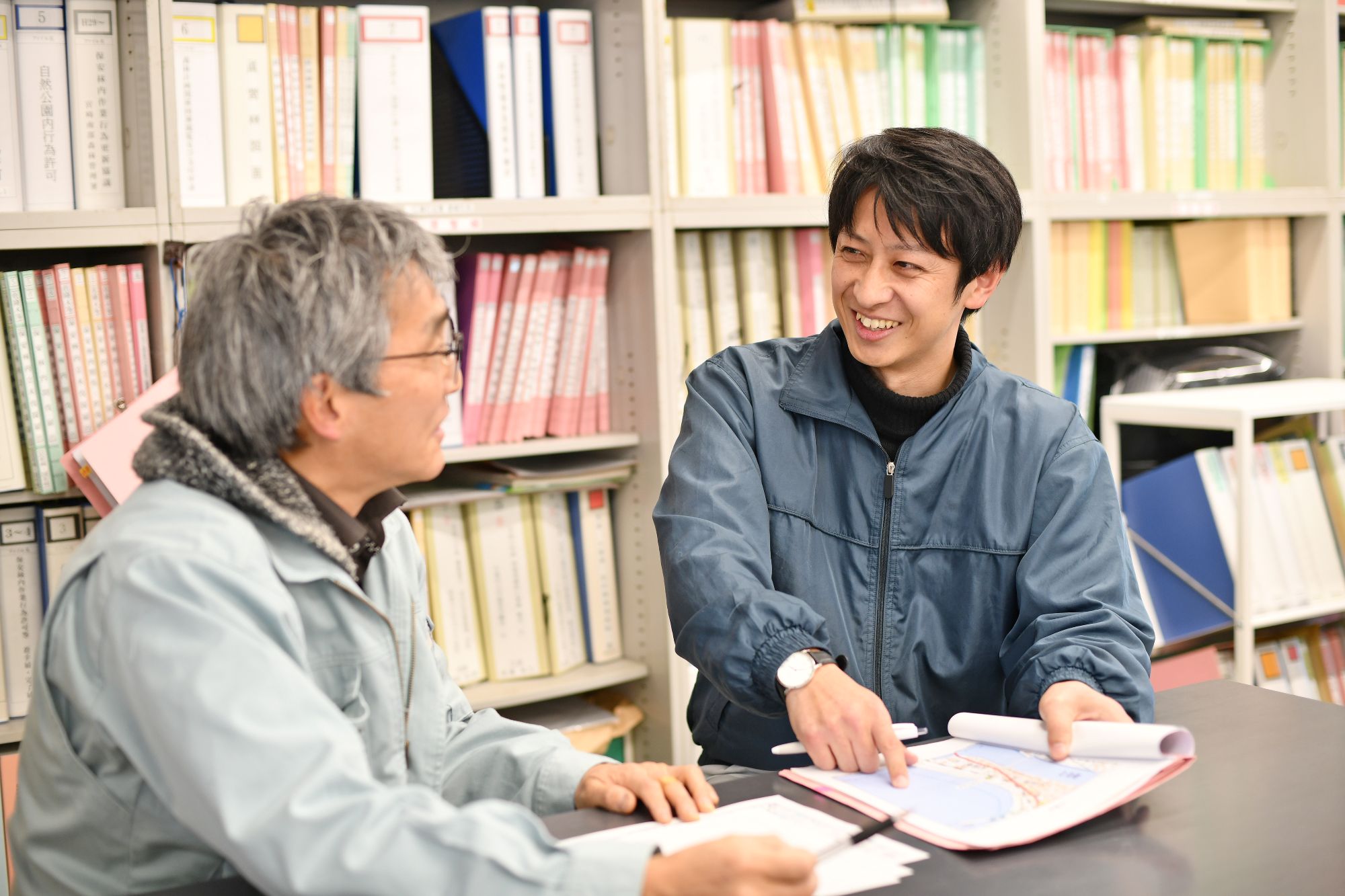 研修制度や技術力向上のための支援制度について イメージ