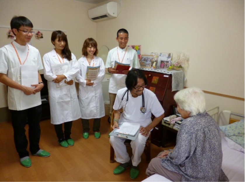 外来診察見学の様子