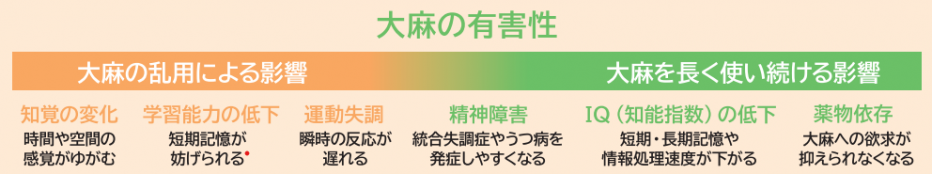 大麻の有害性