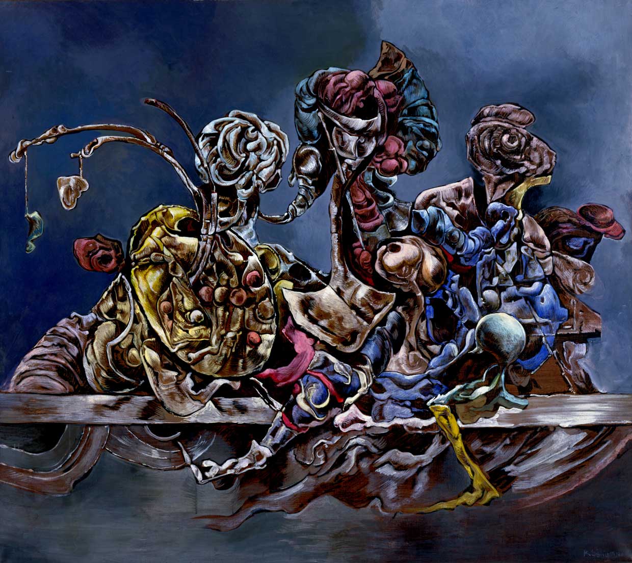 クルト・セリグマン「バルコニー(Ⅲ)集会」