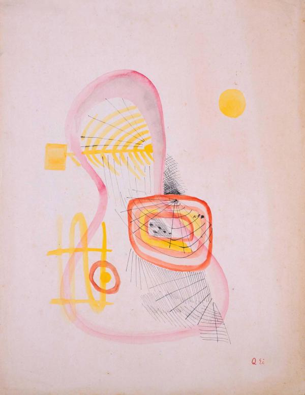 （初公開）瑛九「生物」