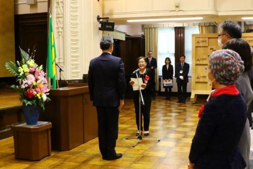 受賞者あいさつ