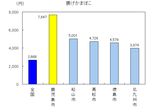 揚げかまぼこ鹿児島市7647円