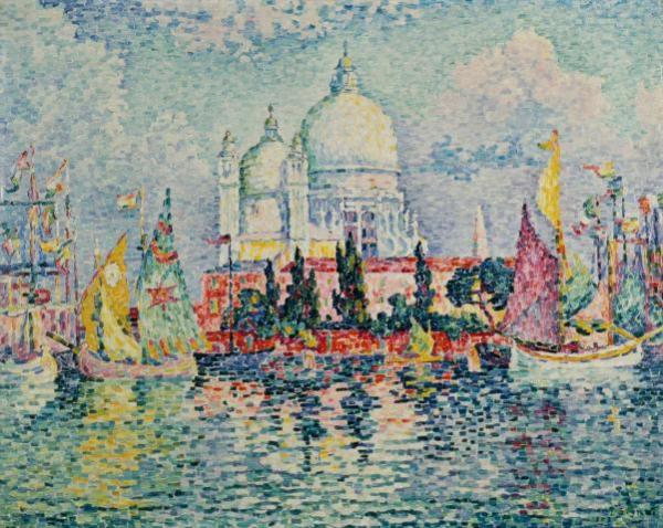 ポール・シニャック「ヴェニス，サルーテ教会」