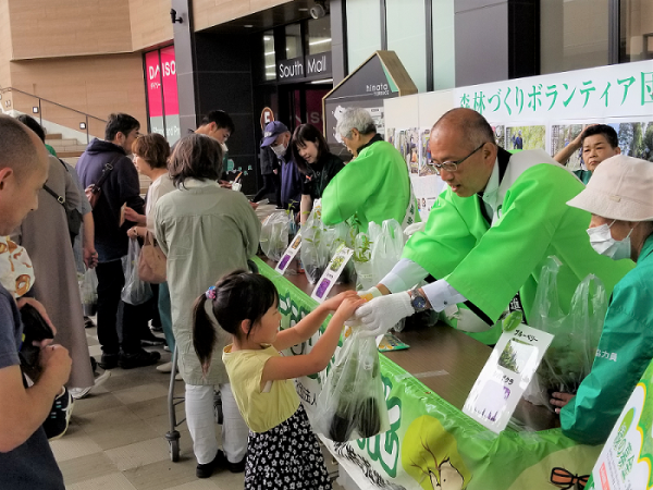 R7苗木配布の様子_副知事