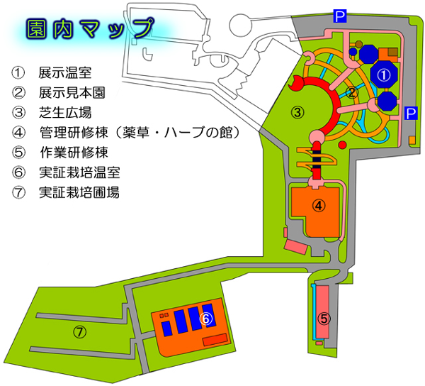 園内マップの図