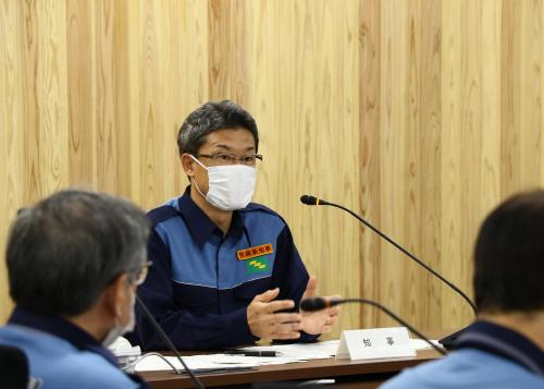 台風10号災害対策本部会議2