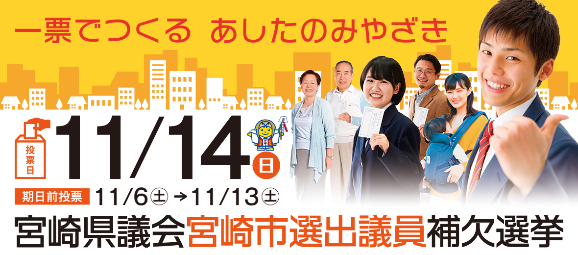 県議補選バナー