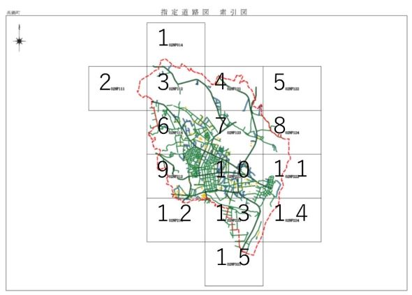 高鍋町索引図