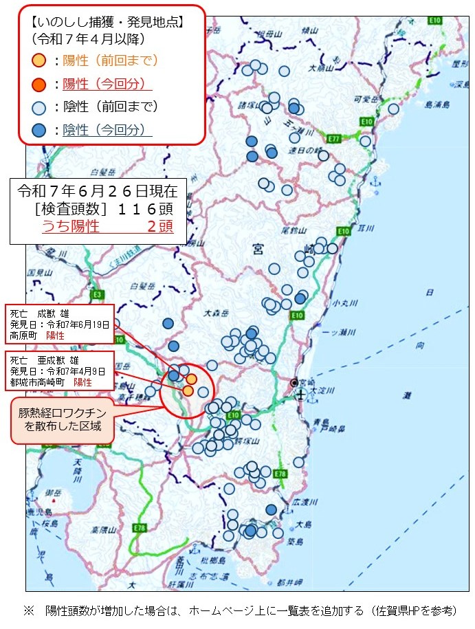 野生イノシシにおける豚熱サーベイランス検査成績について