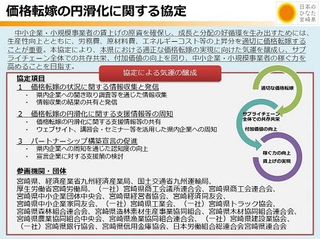 価格転嫁の円滑化に関する協定