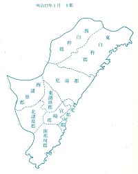 明治17年選挙区地図