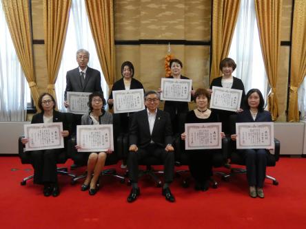 R8知事表彰記念撮影