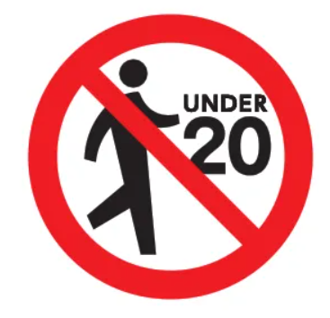 20歳未満禁止